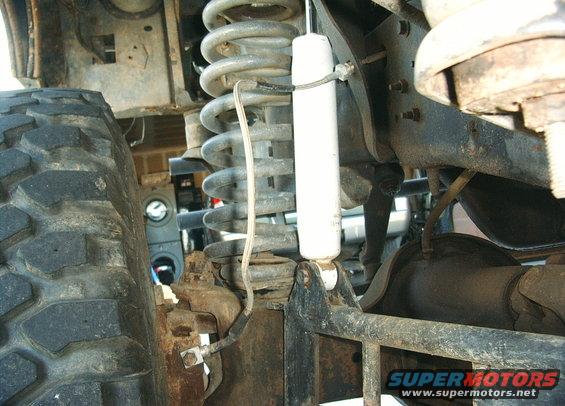 Left side brake line