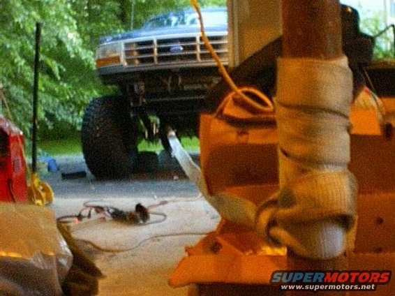 project_x_tow_strap.jpg Uses for a tow strap: #1001 - Preventing vehicle from rolling down angled driveway while SASing.