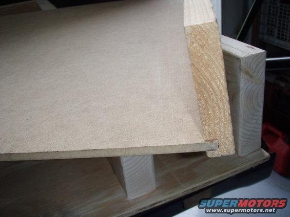 I used 1x4's for the drawer sides and 1/4" MDF.  I also cut 1/4" dado's in the sides.