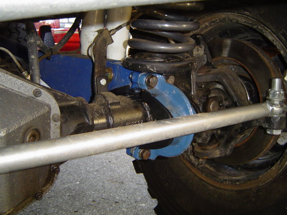 Installed 7 degree bushing.