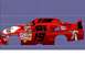 2004 Jeep Wrangler - Side view of a red race car with the number 19 prominently displayed and numerous sponsor decals.