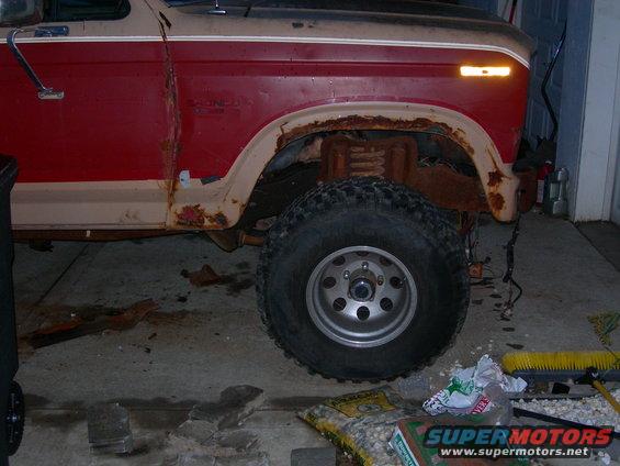 The factory Bronco springs were no where near this good.  Even with the gasser in it.