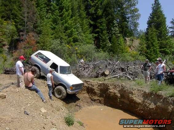 droping in the mud pit