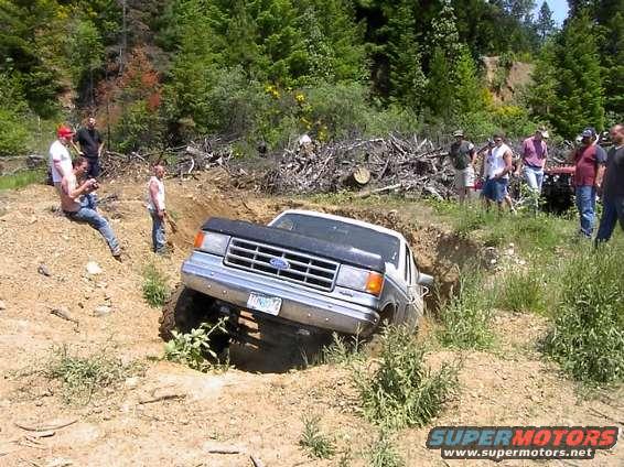 climbing out of the mud pit