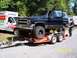 2003 Ford Excursion - Matt hiding behind his new Blazer.