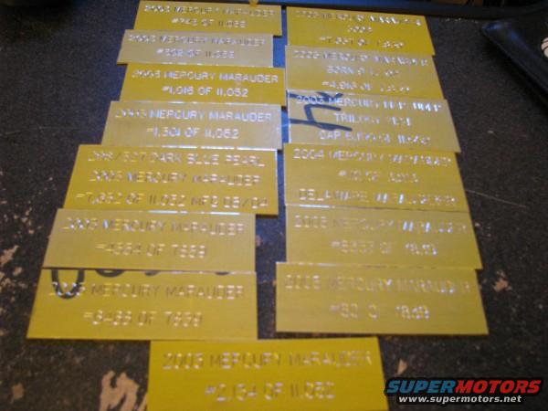 Thanks to MM.net member ImpalaSlayer for making these beautiful plaques. 