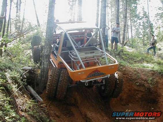 check out the rear steering