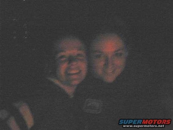 Jenni and Me camping in the backyard, 2002