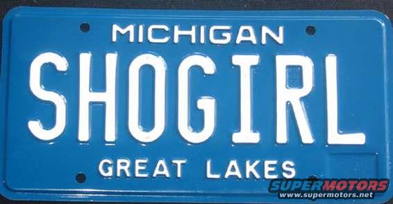 My new license plate.