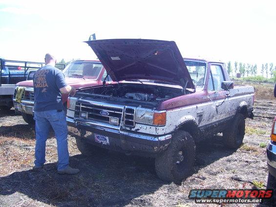 Me with  Buford at the mud drags in Horace August 2008
