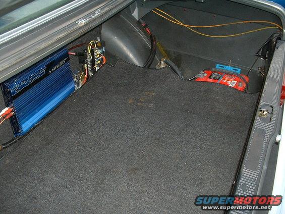 this is what you see when the trunk is open