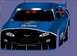 2004 Jeep Wrangler - This digital rendering shows the front of a blue and black race car NetZero sponsorship and Corvette badging.