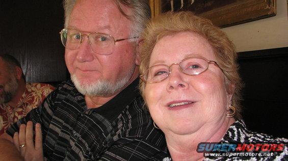 Couple posing for a photo