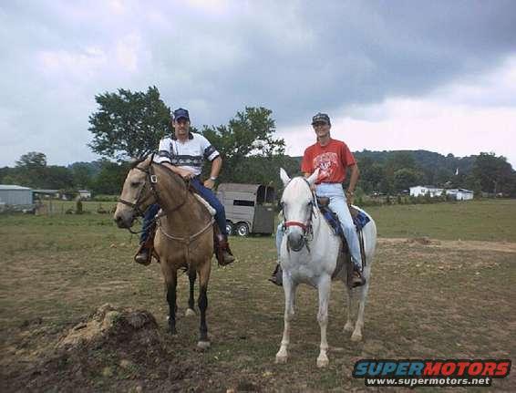 jun_0015.jpg Me and Brooke at her old stable riding (she is a certified equestrian horse trainer)

