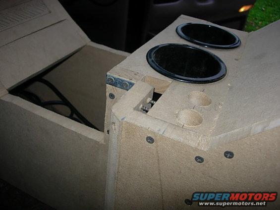 The two little holes will be 12 volt power points 