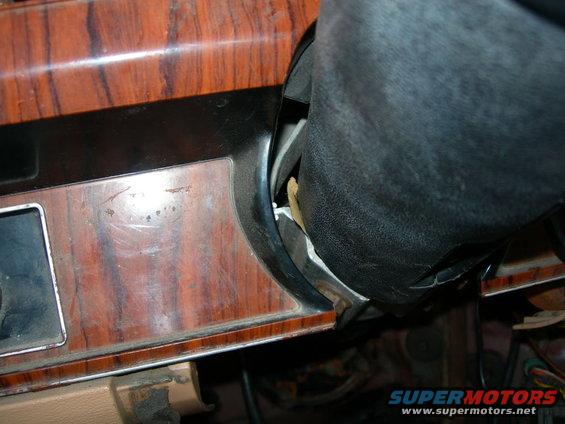 Interior dashboard woodgrain trim and steering column