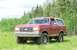 1987 Ford Bronco - Just coming off the trail to an opening. Two cutlines to follow, picnic lunch then turn around and head back.