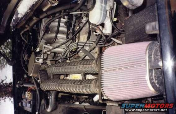 Early shot of my engine, with K&N FIPK. Before headers and so on ...
