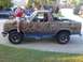 1988 Ford Bronco - new CamoClad Advantage Max4 skin is on. the kids are poking holes in the cowling so the beast can breathe properly