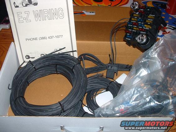 WOW look at all that stuff...

ez wiring 21 black wiring kit