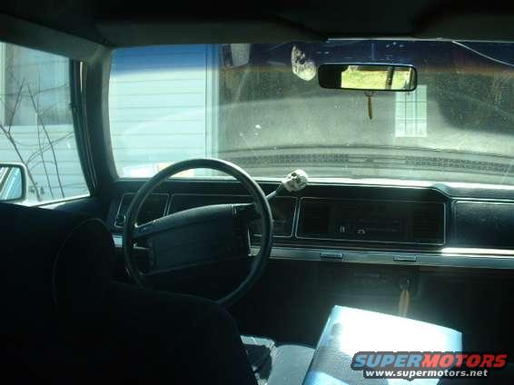 My interior- notice the skull, to scare the wee ones.