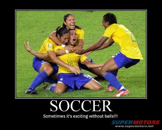 Soccer players in yellow and blue uniforms celebrating on a green field