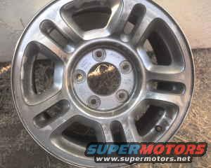 Aluminum alloy wheel with five spokes, likely from a Ford Bronco or F-150