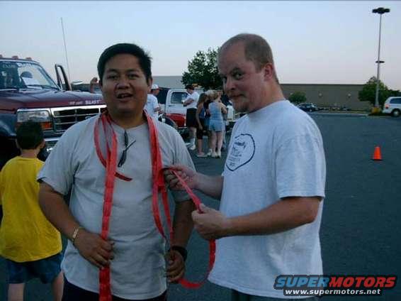 Tony and me at the Somerset Big Boppers Cruise night June 21, 2002