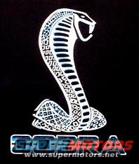 White Cobra snake emblem with 'COBRA' text and 'www.supermotors.net' URL