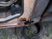 1978 Ford F-250 - Door sill rust on a vehicle, showing extensive corrosion and damage.