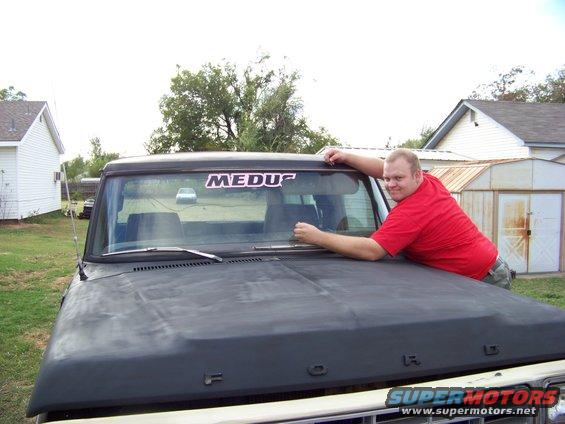 Finally getting rid of that goofy sticker!