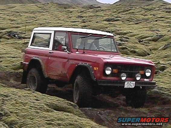 John and Toni's Bronco in Iceland too.  Pretty slippery that day.