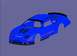 2004 Jeep Wrangler - A digital rendering of a blue race car body, IROC-Z and Camaro branding, is shown from a three-quarter front view.