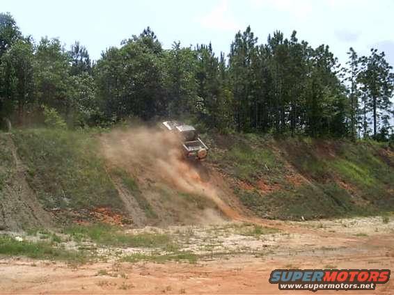 Tires right on the lip...inches to go...