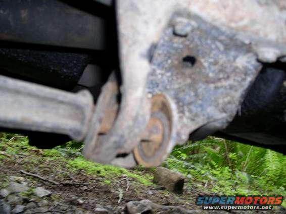Radius arm bushing? What radius arm bushing? Not sure where I lost it at...