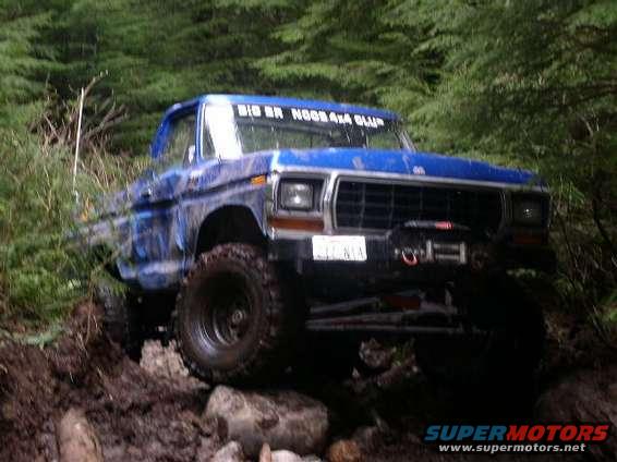 Skinny trail...big Bronco