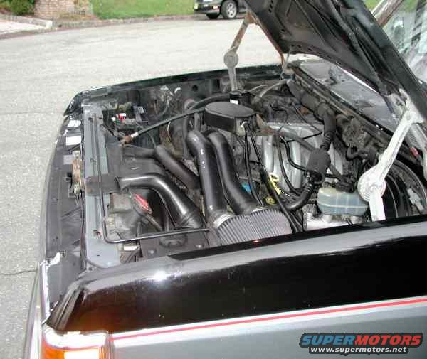 One view of the engine compartment