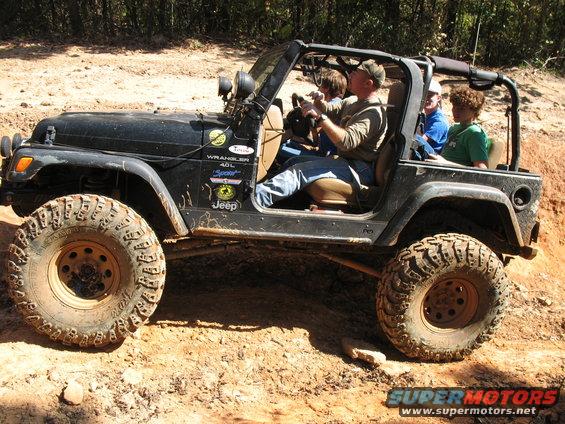 Dude's Jeep walking on like it's nothing.
