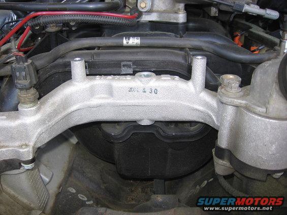 img_1660.jpg stock nPI intake with aluminum crossover. The date reads "2004-6-30"