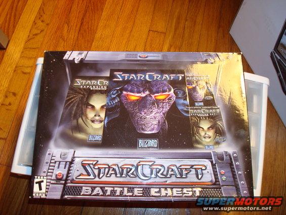 StarCraft Battle Chest video game box with game art