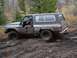 1988 Chevrolet Blazer - Muddy 1988 Chevrolet Blazer navigating a difficult off-road trail.