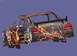 2004 Jeep Wrangler - This is a digital rendering of a race car body with a custom graphic design.