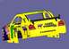 2004 Jeep Wrangler - This digital rendering shows a yellow race car with "Camel Powered Charger" branding and a prominent number 9.