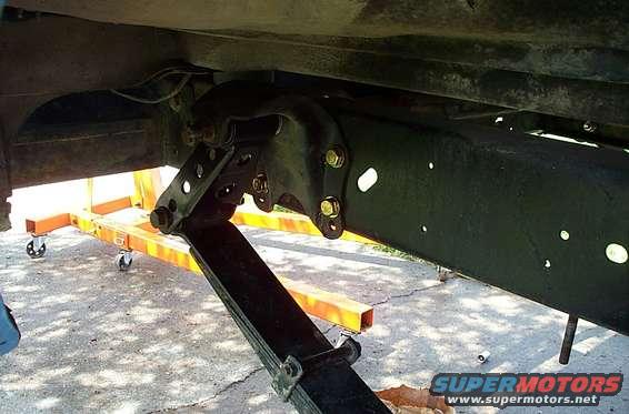 dcp_3530.jpg Shackle flip done.  All in all I gained 2.75 inches lift in the rear. coming to a total of 6.75" without using any rear blocks.