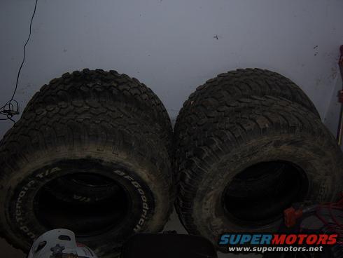 Tires 33x12.5x15 BFGoodrich Mud Terrains