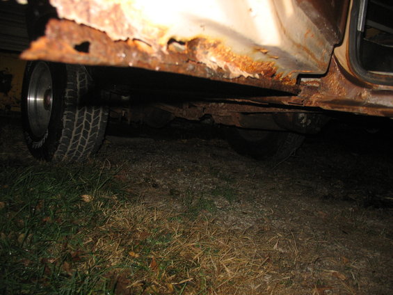 Bottom inside of the second door on Driver's side.
