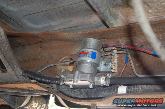 Holley low pressure fuel pump