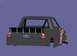 2004 Jeep Wrangler - This is a 3D rendering of a Ford pickup truck body, viewed from the rear.