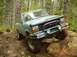 1992 Ford Ranger - This teal 1992 Ford Ranger navigates a challenging rocky off-road course.