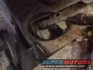 rust hole in frame
